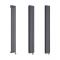 Radiateur design électrique vertical – Anthracite – 23,6 cm – Choix de tailles - Vitality