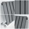 Radiateur design vertical – Colonnes Plates – Anthracite – Tailles multiples – Sloane