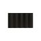 Radiateur électrique design horizontal – Aluminium noir – 60 cm x 100 cm – Notus V Electric