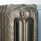 Radiateur fonte fleuri - 76,8 cm – Laiton antique – Tailles multiples - Charlotte