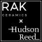 Vasque à poser moderne rectangulaire – Gris mat – 50 cm x 36 cm – Plage non percée – RAK Feeling x Hudson Reed