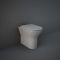 Cuvette WC à poser moderne avec abattant à fermeture douce – Sans bride – Gris mat – RAK Feeling x Hudson Reed