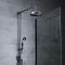 Colonne de douche avec douchette rétro (sans robinetterie) – Noir - Elizabeth