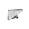 Caniveau de douche d’angle – Acier inoxydable – 25 cm – avec grille