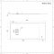 Receveur rectangulaire à effet texturé – Anthracite – 160 cm x 80 cm - Rockwell