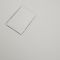 Receveur rectangulaire à effet texturé – Blanc mat – 90 cm x 80 cm – Rockwell