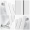 Radiateur design vertical - Blanc - 178 cm x 56 cm - Salisbury