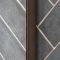 Paroi de douche italienne avec receveur à effet texturé – Tailles multiples – Bronze mat - Augusta