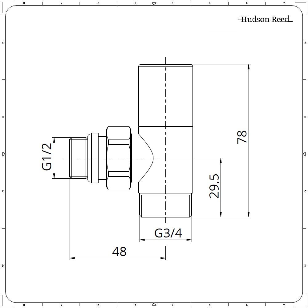 Robinet de radiateur - Chromé - Adaptateur multicouche 16mm