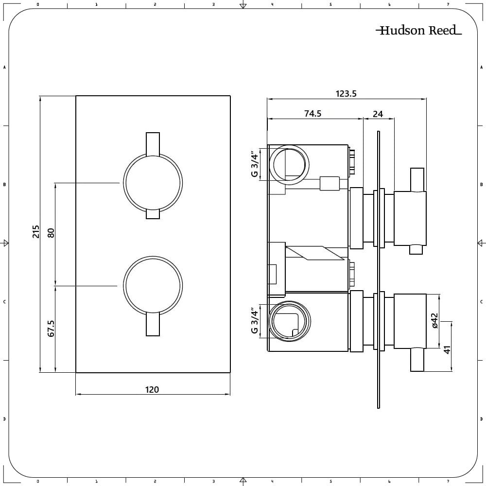 Kit de douche thermostatique avec inverseur, pommeau carré et douchette – 2  fonctions – Noir – Nox