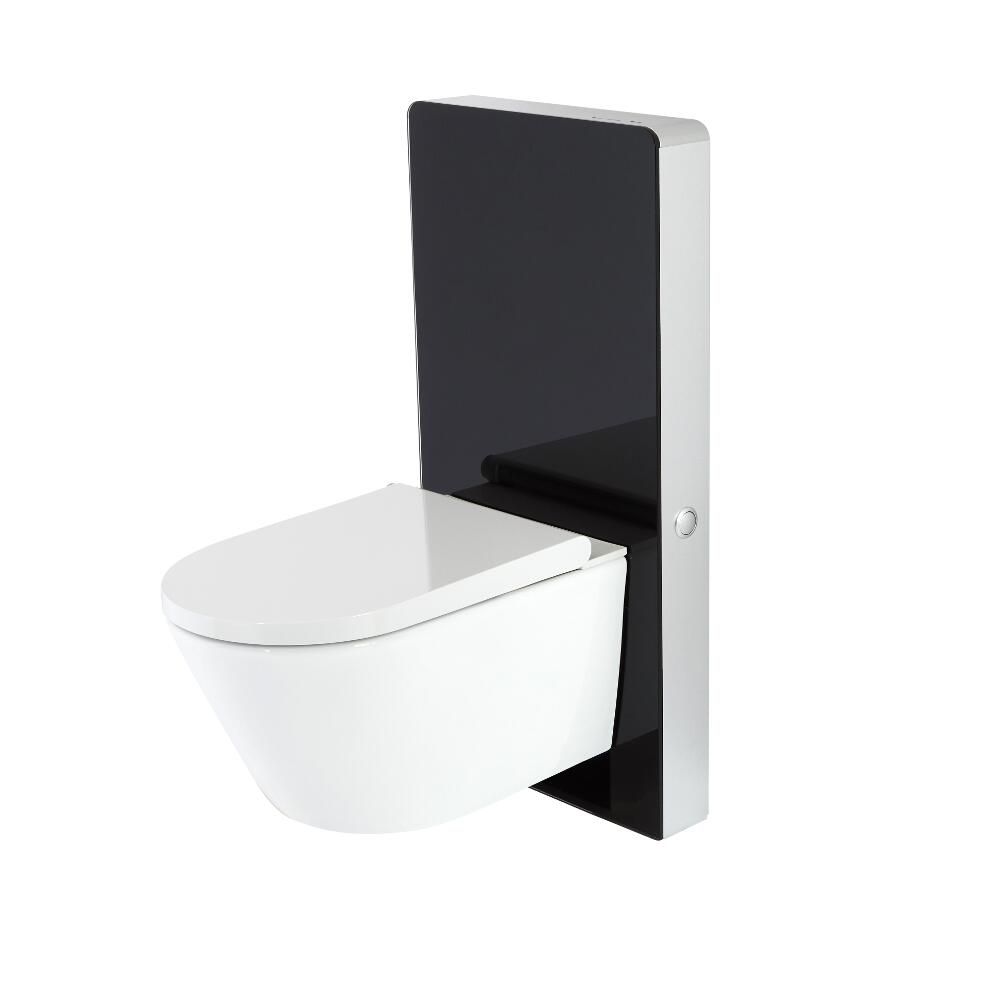 WC japonais Hirayu à poser avec meuble - 50 cm - Noir - Saru