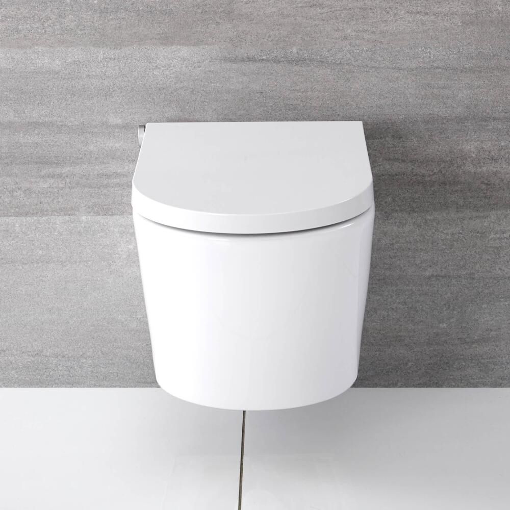 WC japonais suspendu avec bâti-support haut – Plaque de déclenchement au  choix - Hirayu
