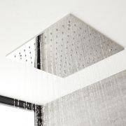 Pommeau de douche encastrable au plafond - Carmenta Wellness -  rectangulaire / pluie / cascade
