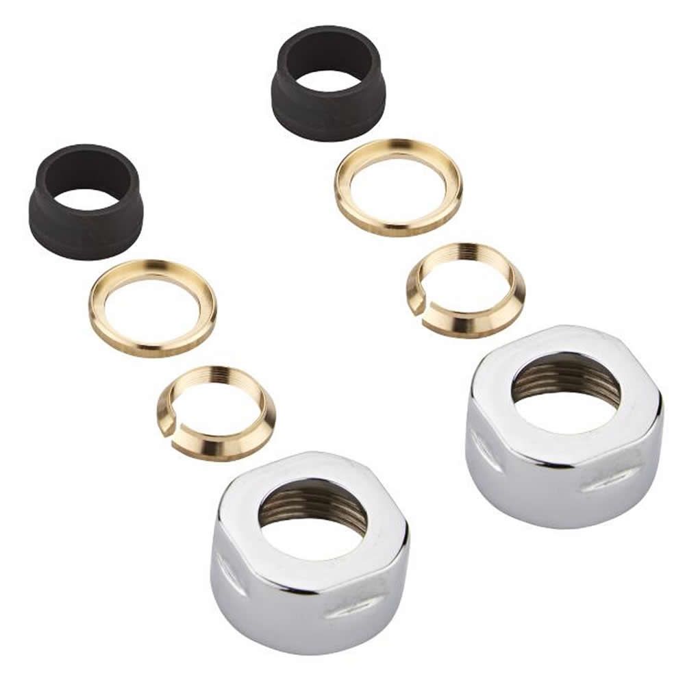 Robinet thermostatique radiateur d'angle - Adaptateur cuivre 15mm