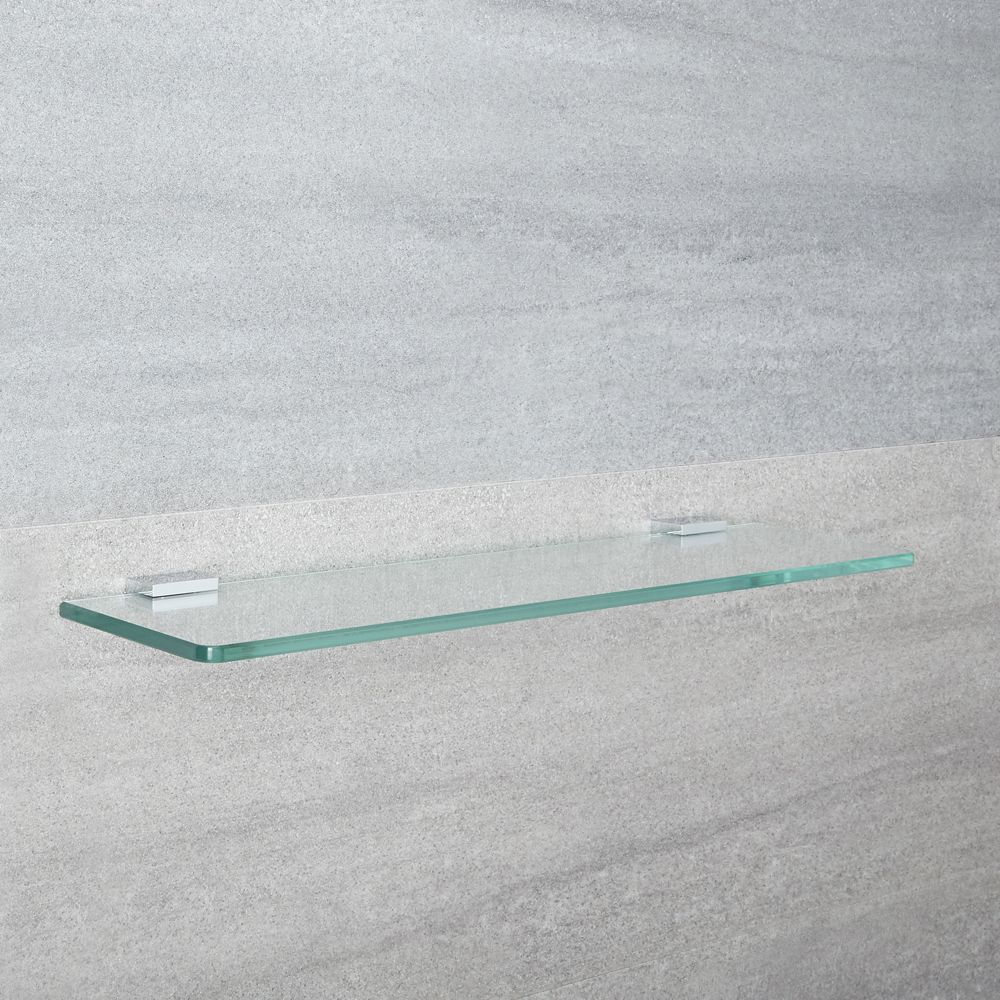 Tablette salle de bain 12x50cm Kubix