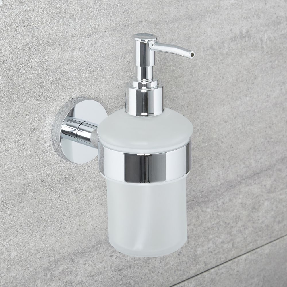 Distributeur de savon moderne – Chromé - Como