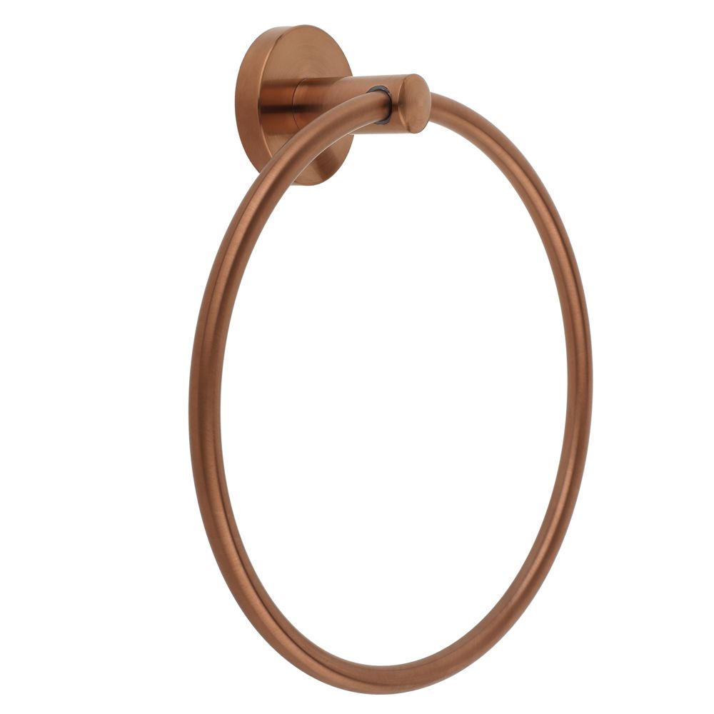 Anneau porte-serviette - Cuivre satiné - Alara