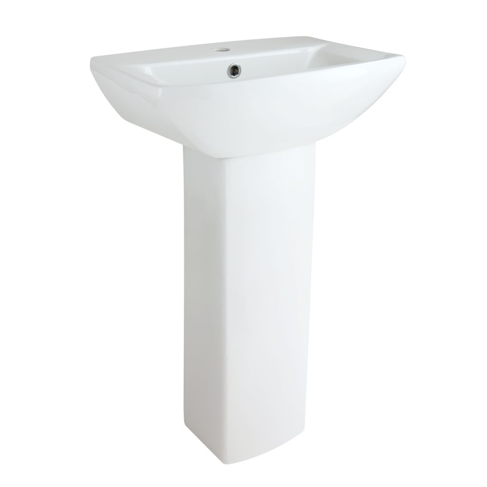 Lavabo sur colonne - 50 cm (1 trou) - Dalton