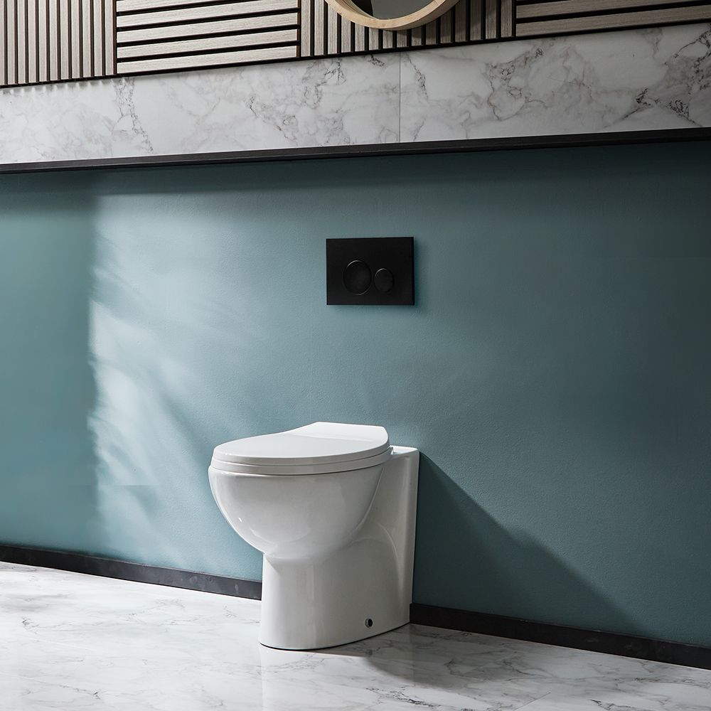 Cuvette WC moderne à poser avec abattant à fermeture douce - Select
