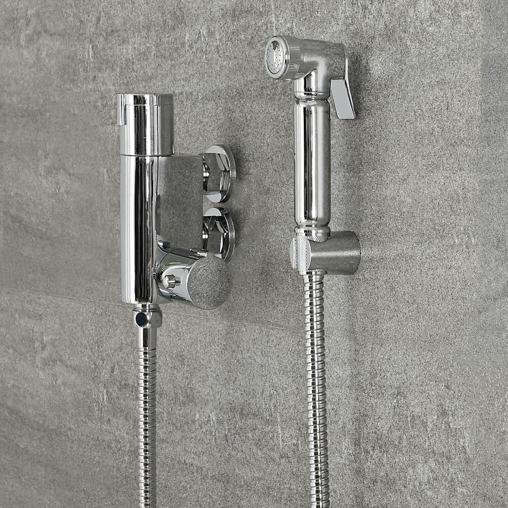 Kit douchette hygiène thermostatique - Chromé - Como