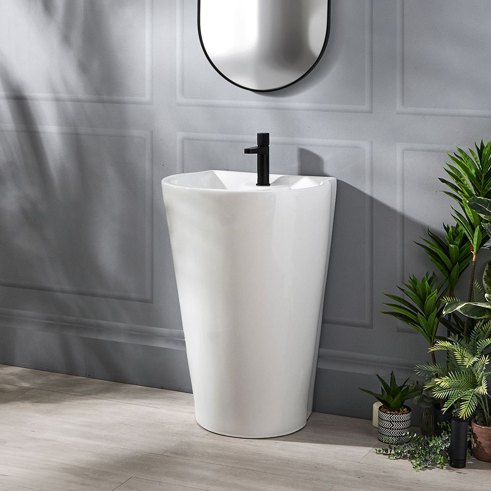 Lavabo totem - 53,5 cm x 48 cm (1 trou) - Axton