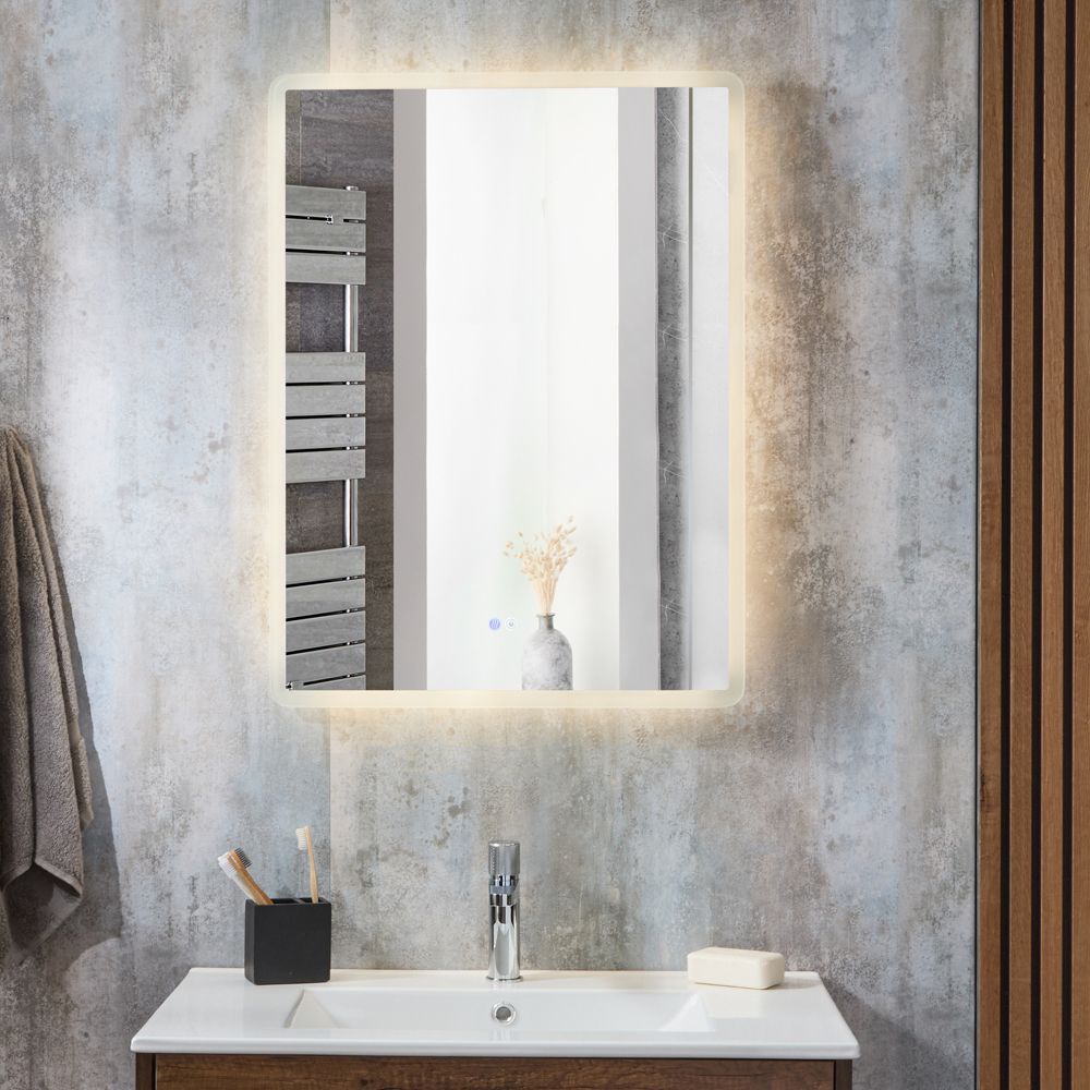 Miroir à LED - 80 cm x 60 cm - Dawson