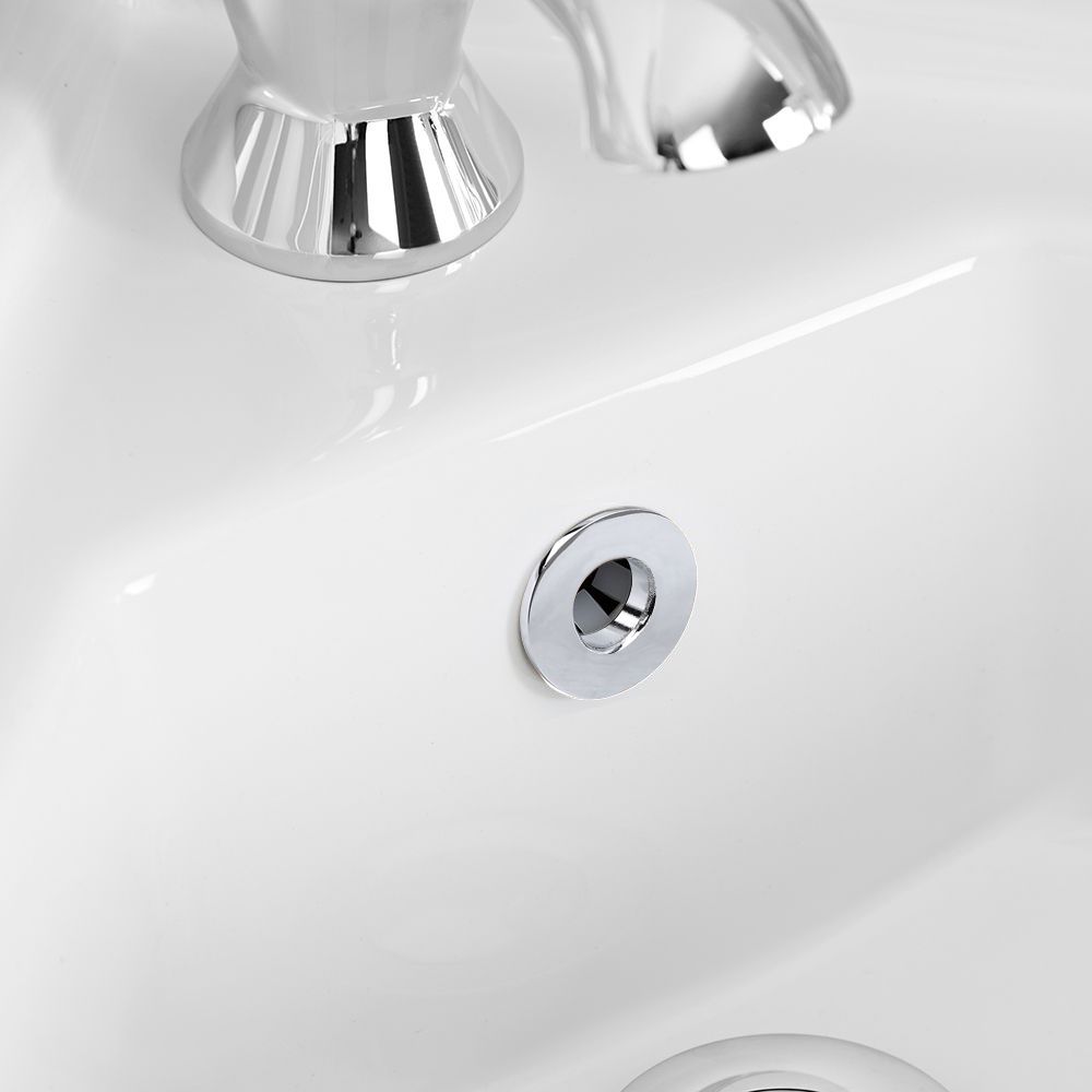 Bague pour trop-plein de lavabo – Chromé