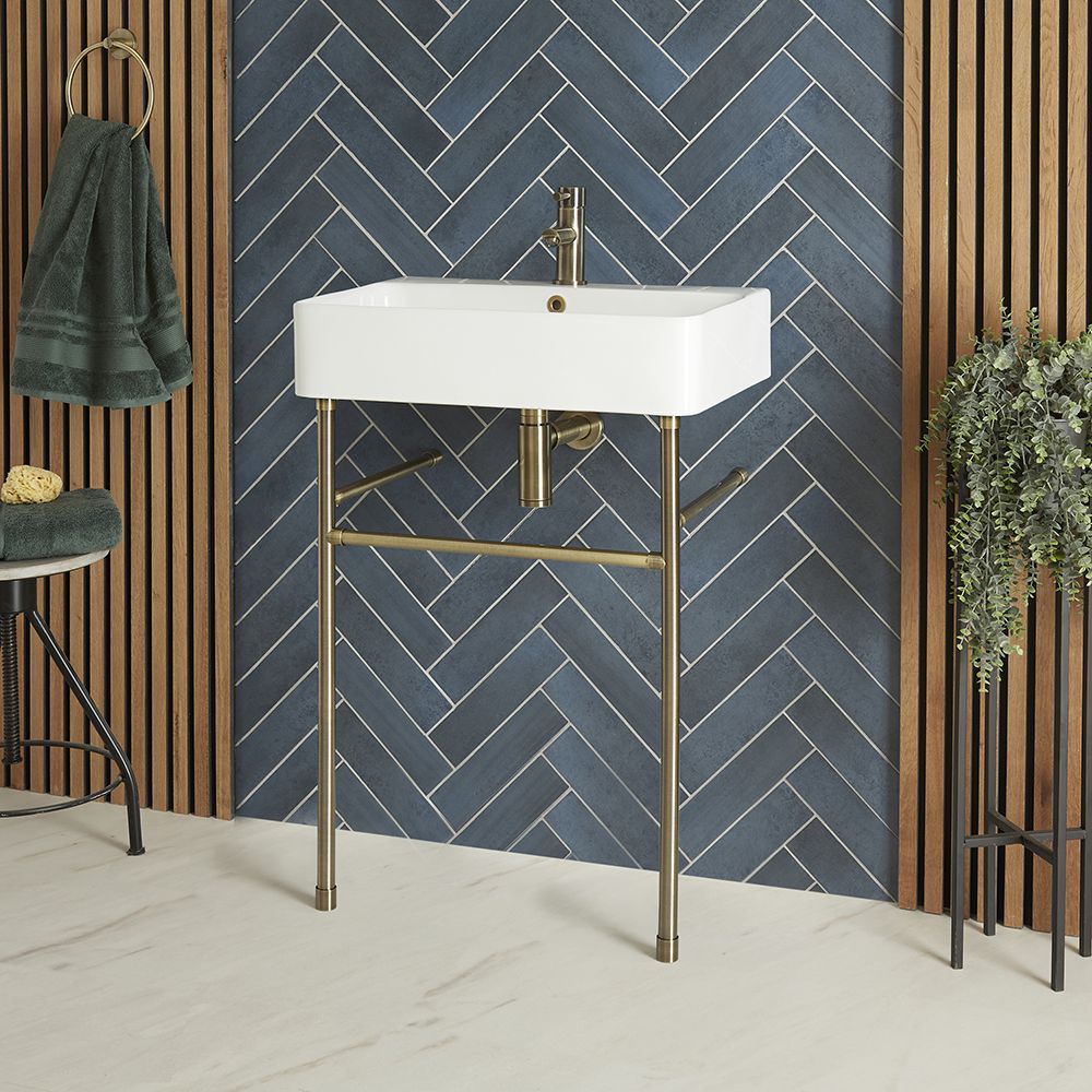 Lavabo sur pieds – Choix de taille et de finition - Exton