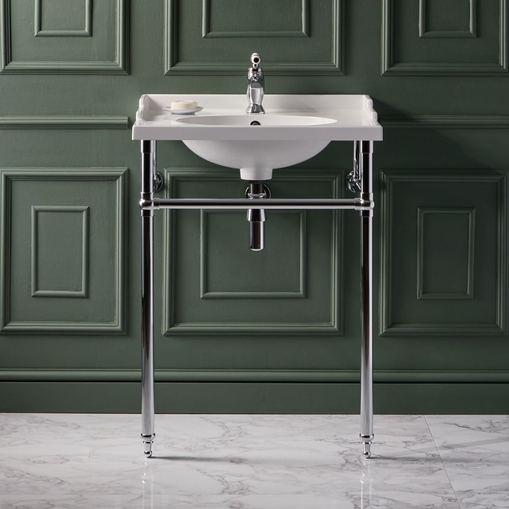 Lavabo sur pieds rétro – 63 cm – Choix de finitions - Elizabeth