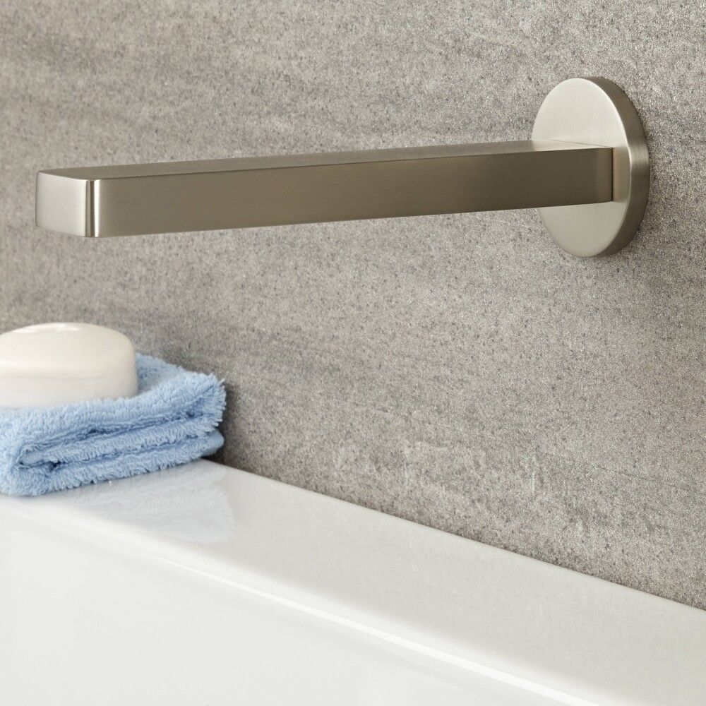 Bec verseur baignoire ou lavabo – Nickel brossé - Aldwick
