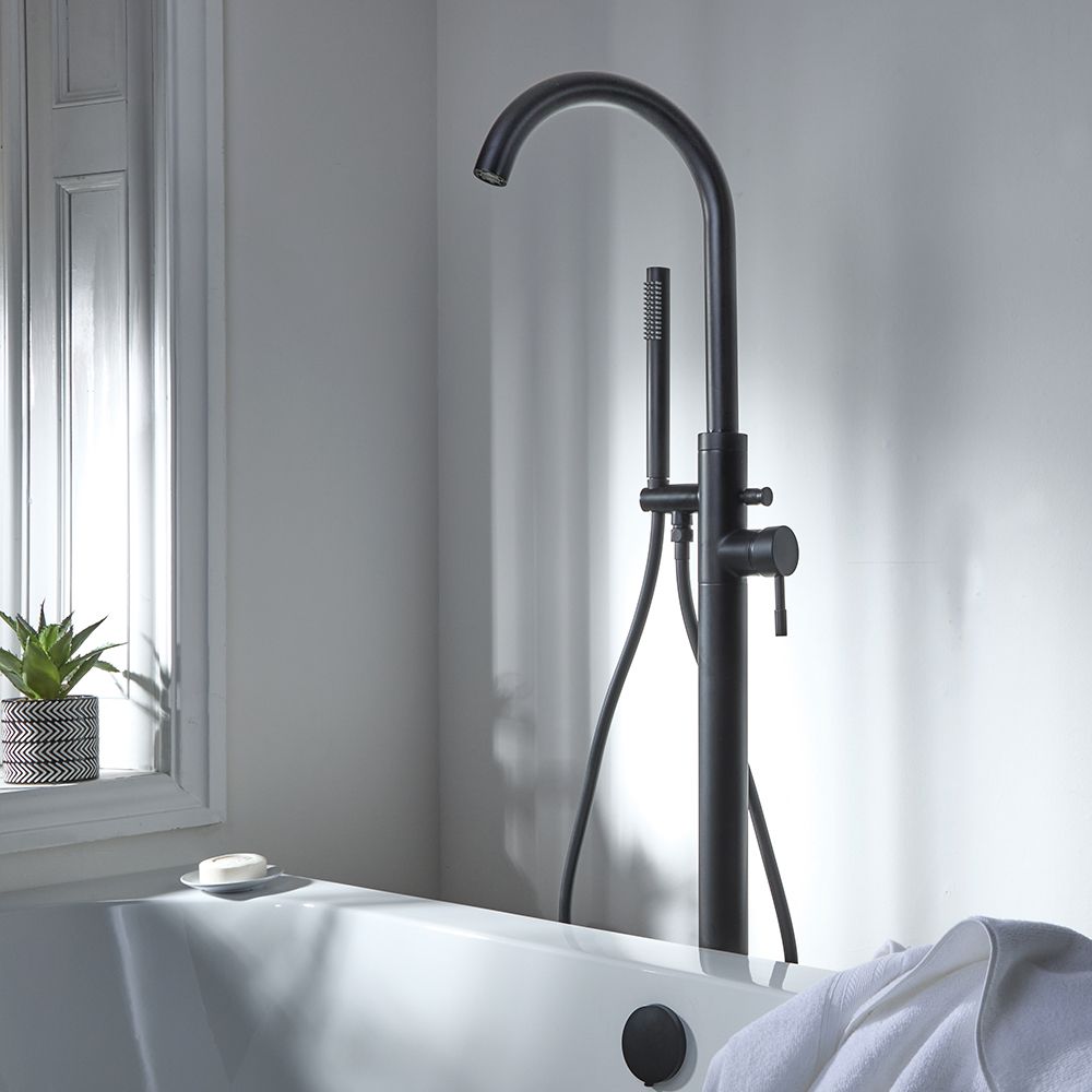 Mitigeur îlot bain douche - Noir – Nox