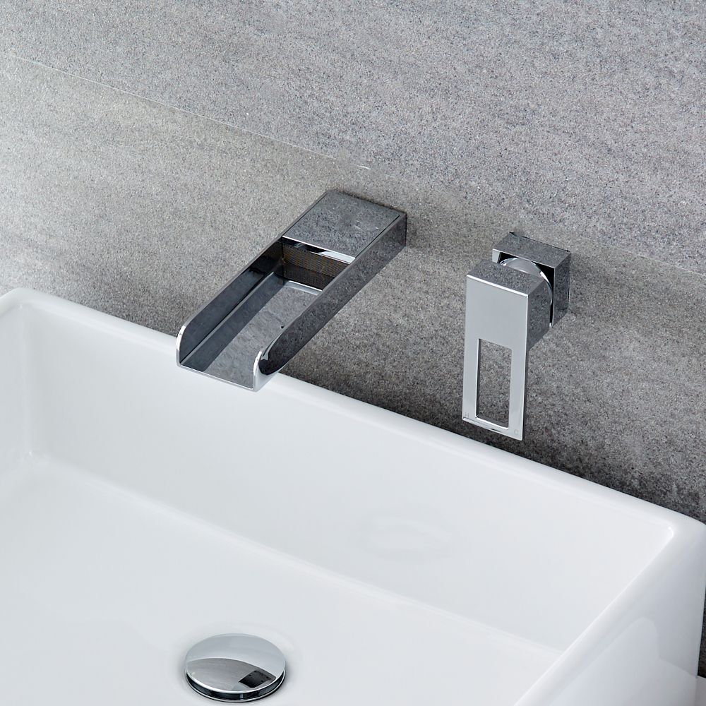 Mitigeur lavabo mural – Chromé – Parade
