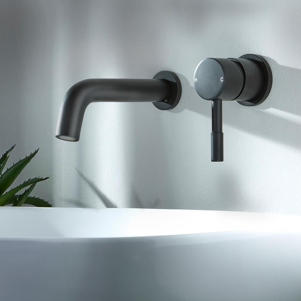 Mitigeur mural lavabo – Noir - Nox