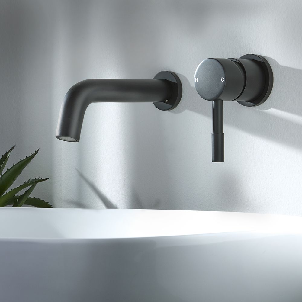 Mitigeur mural lavabo – Noir - Nox