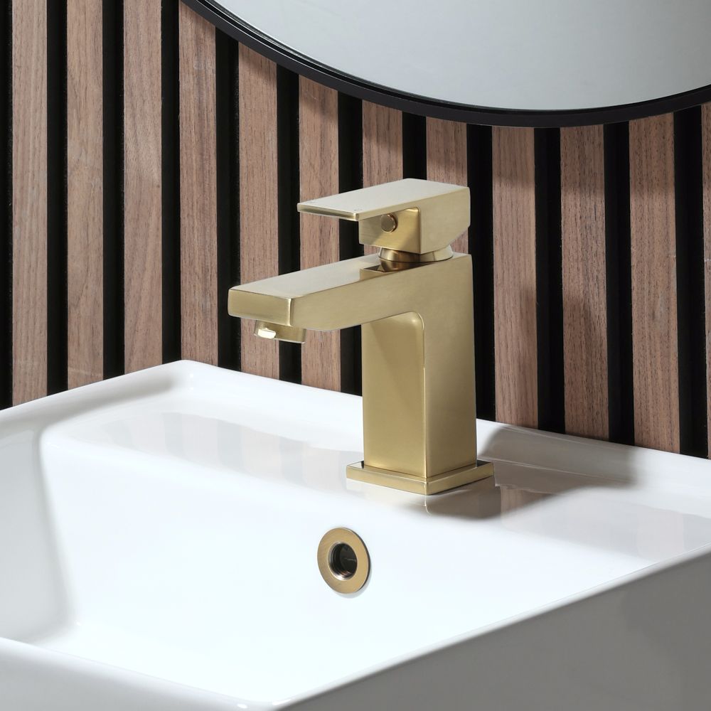 Mitigeur lavabo – Or satiné - Lyra