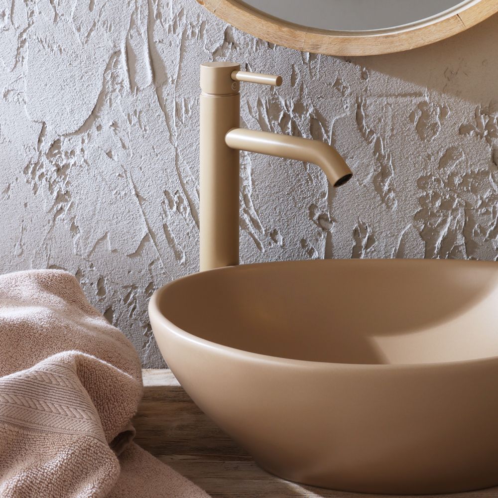 Mitigeur lavabo haut monotrou - Choix de finitions - Elements