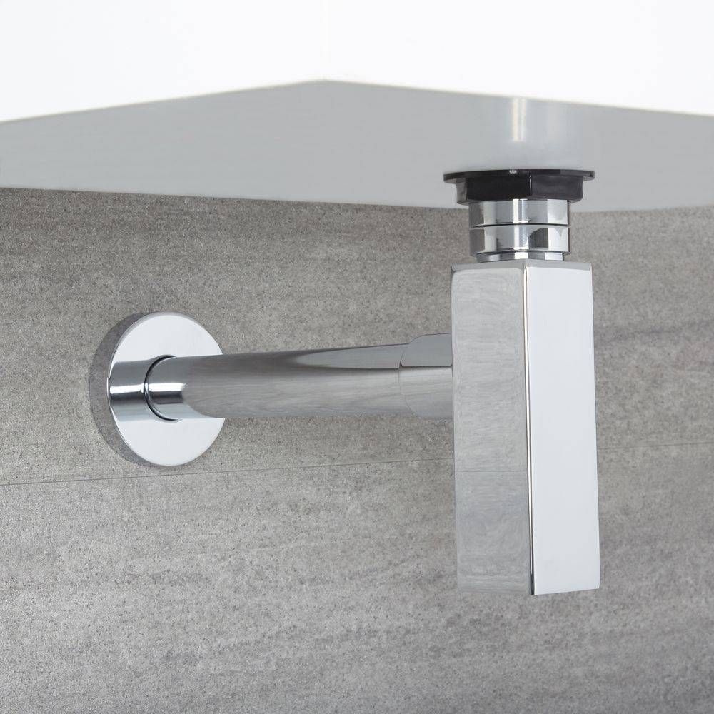 Siphon lavabo – Design cubique - Choix de finitions
