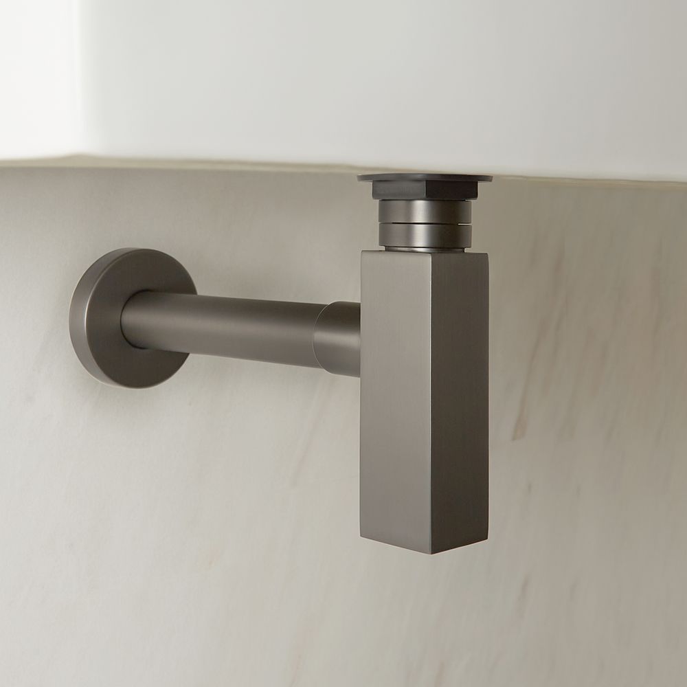 Siphon lavabo – Gris métallisé - Orno