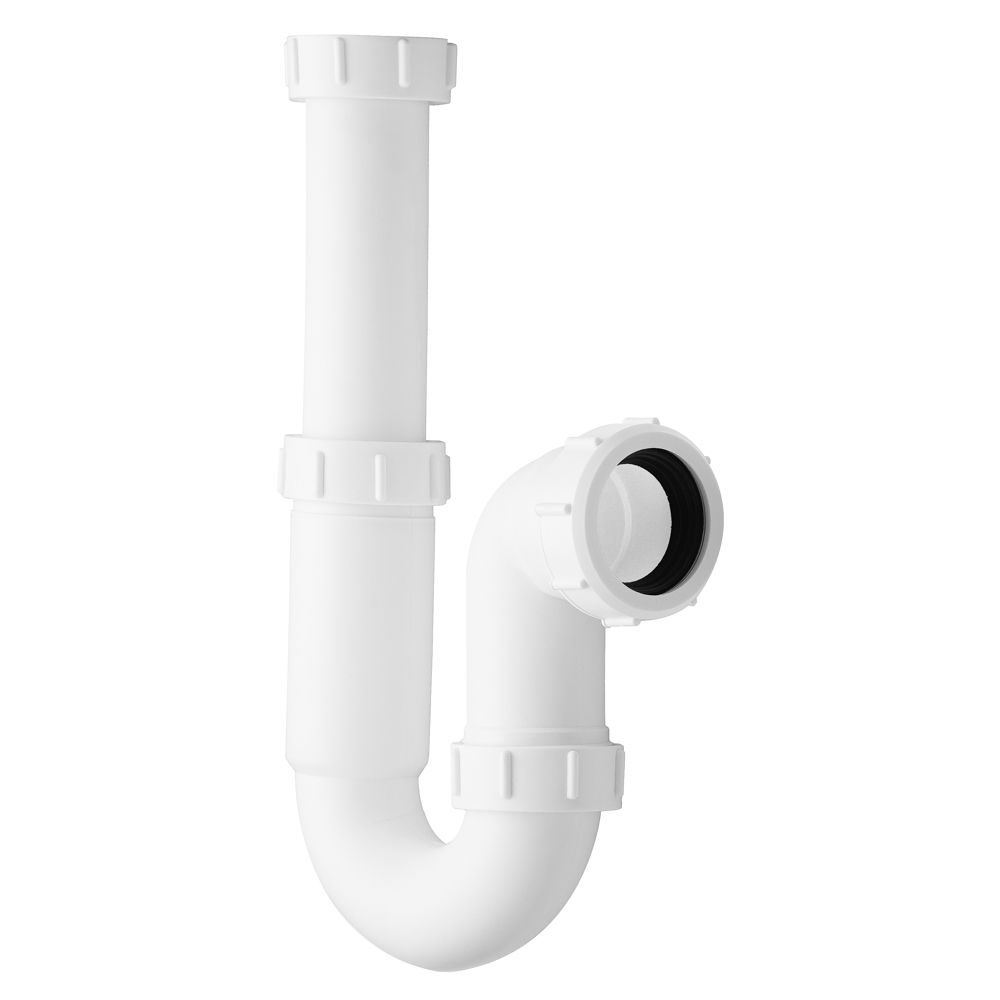 Siphon P télescopique avec joint de 7,6 cm – 4 cm – Cranplas