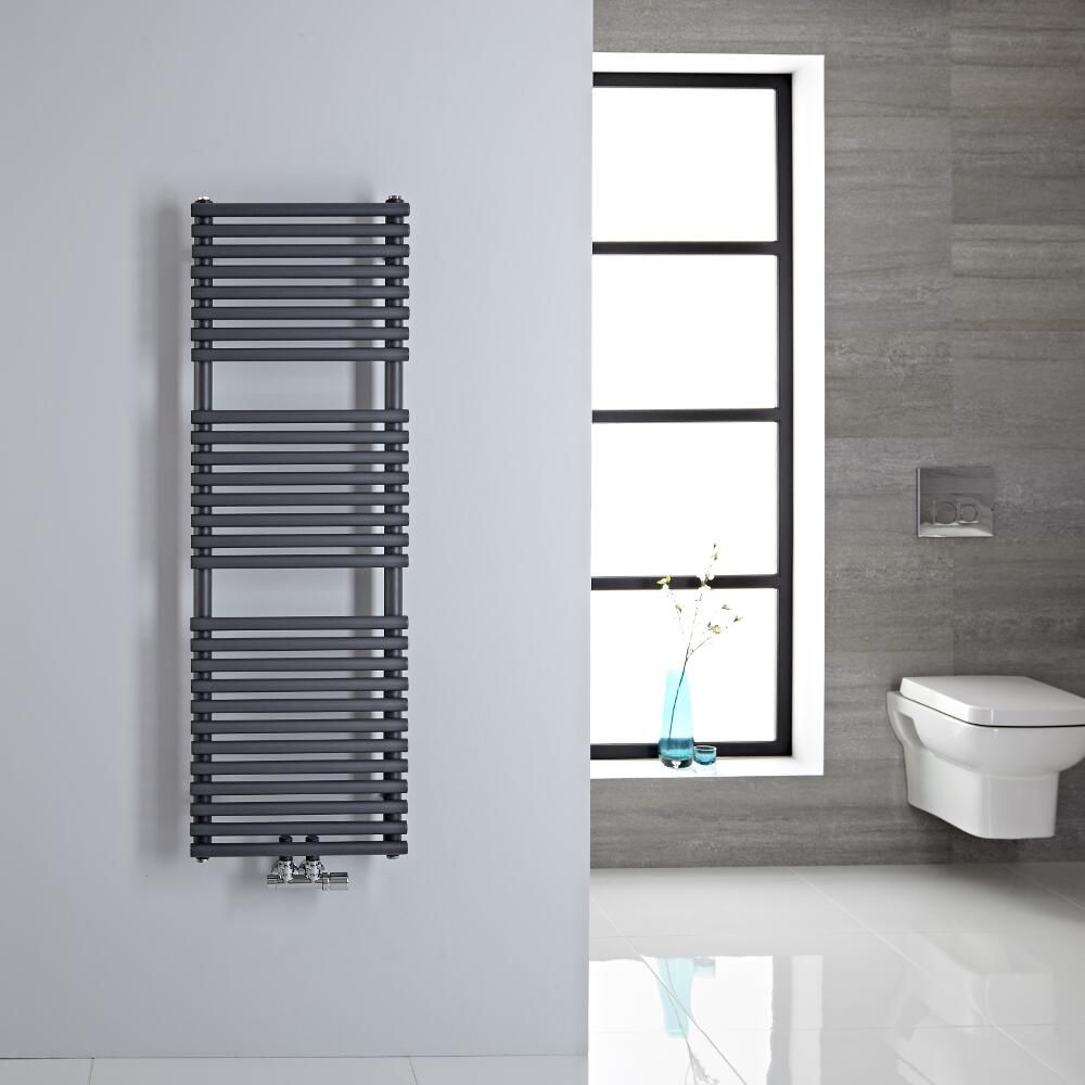 Sèche-serviettes - Anthracite - 121,5 cm x 40 cm - Magera