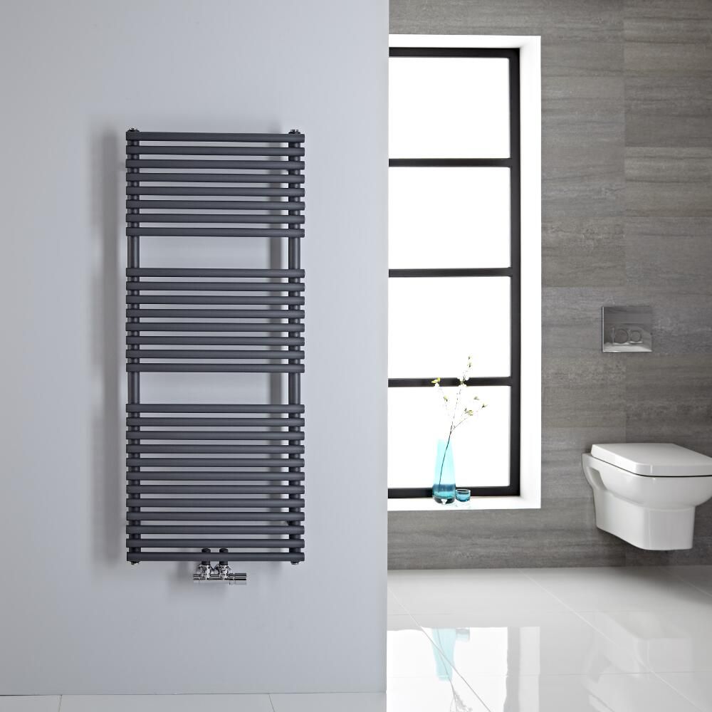 Sèche-serviettes - Anthracite - 121,5 cm x 50 cm - Magera