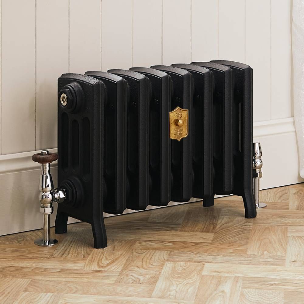 Radiateur fonte – 35,7 cm – Noir ardoise – Tailles multiples - Isabel