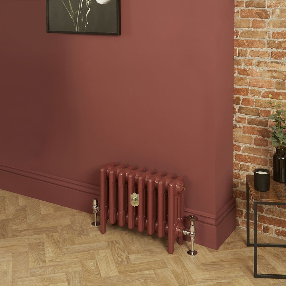 Radiateur fonte - 56 cm - 4 colonnes - Eating Room Red 43 de Farrow & Ball  - Choix de tailles - Mercury