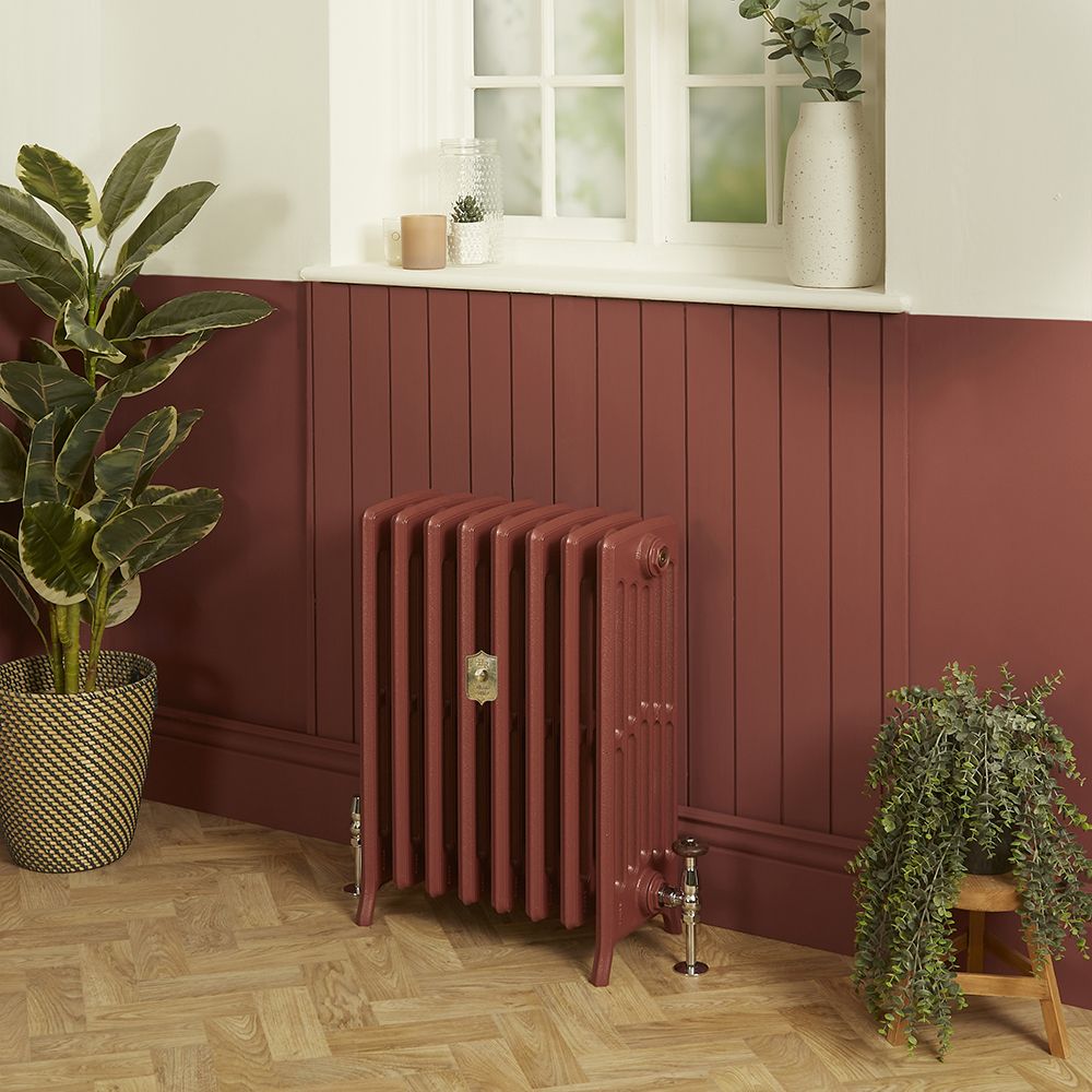 Radiateur fonte - 66 cm - 6 colonnes - Eating Room Red 43 de Farrow & Ball  - Choix de tailles - Isabel
