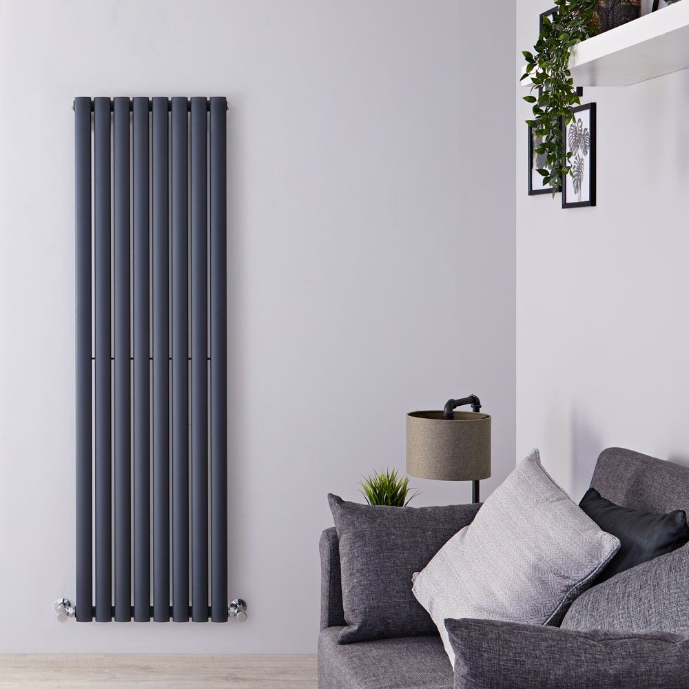 Radiateur design vertical – Anthracite – 160 cm x 47,2 cm - Vitality