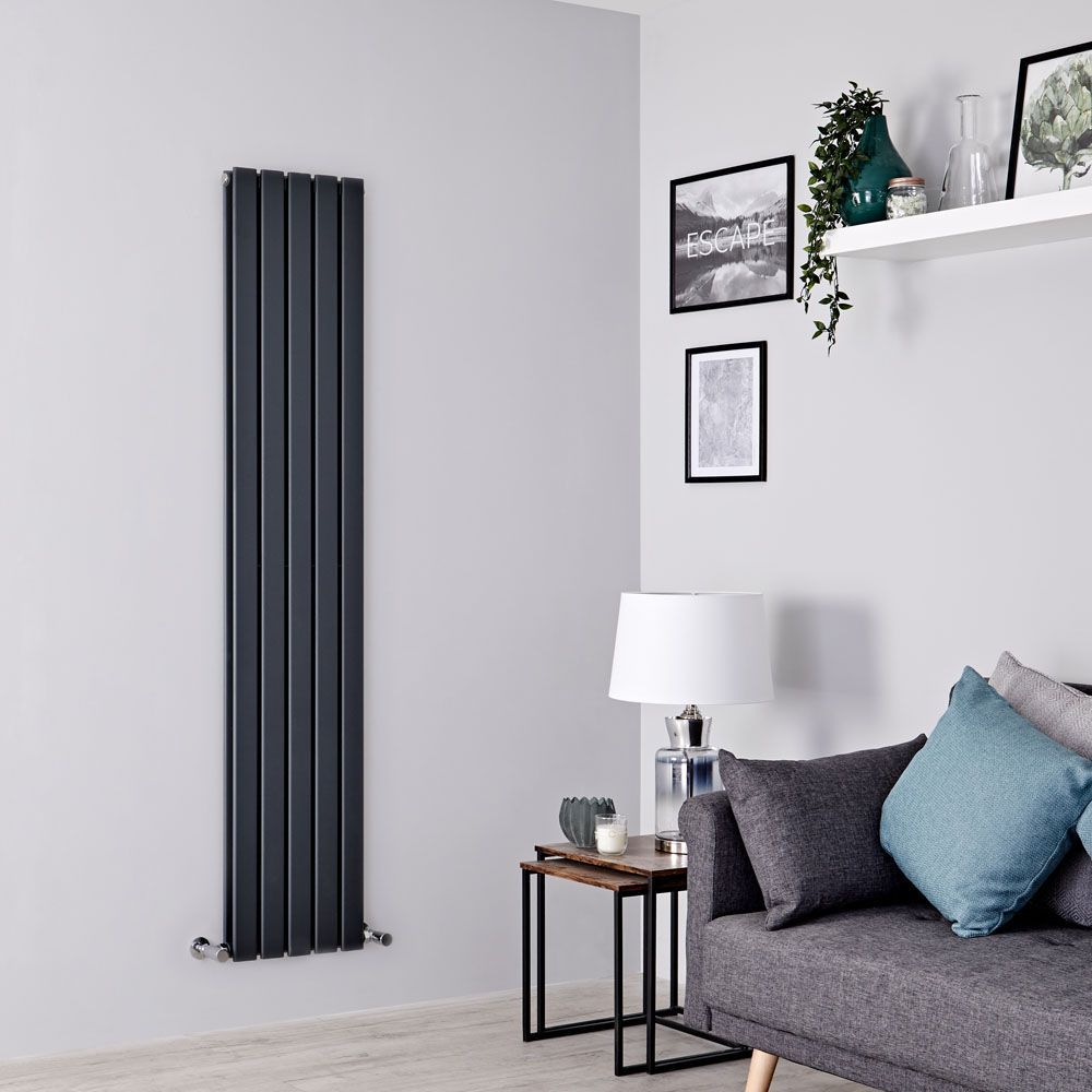Radiateur design vertical anthracite - Choix de tailles - Delta
