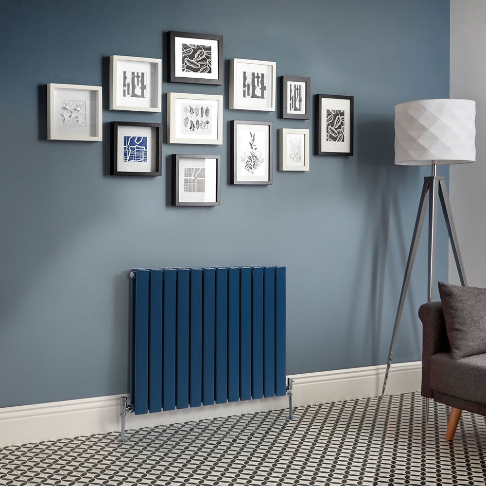 Radiateur design horizontal – Double rang – Choix de finitions (finition vive) et de tailles - Delta