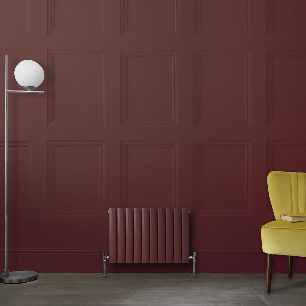 Radiateur design horizontal - Rouge (Booth Red) - Choix de tailles - Vitality