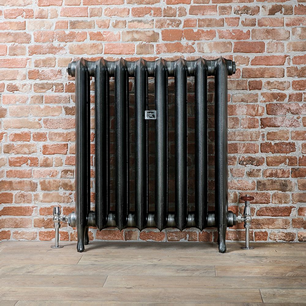 Radiateur fonte - 76 cm – Étain foncé – Tailles multiples – Erté