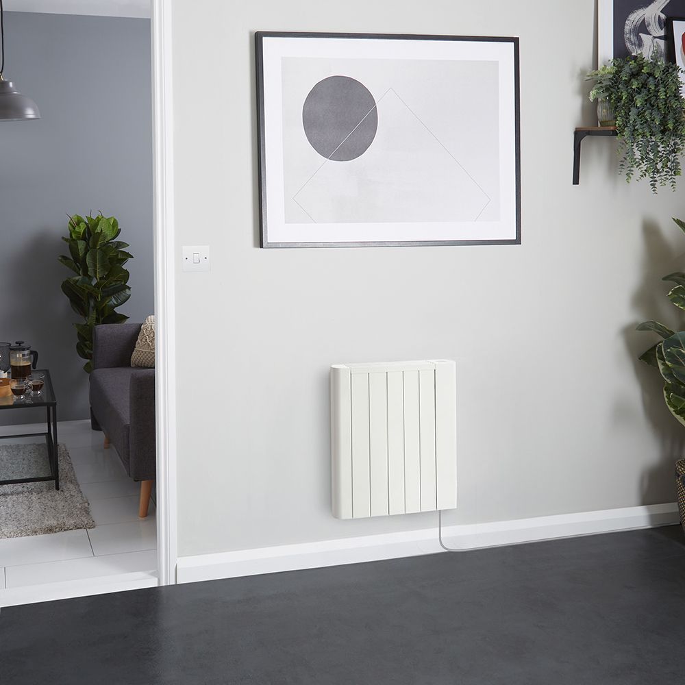 Radiateur électrique intelligent à énergie sèche – Blanc - 900W - 53,3 cm x 59,5 cm - Virtus